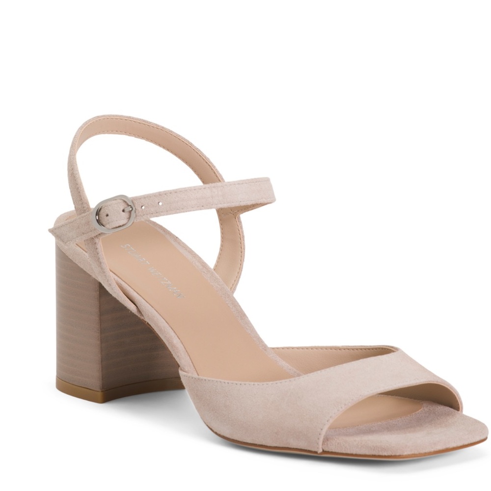 Women's Ankle Strap Block Heel Sandal - Blush